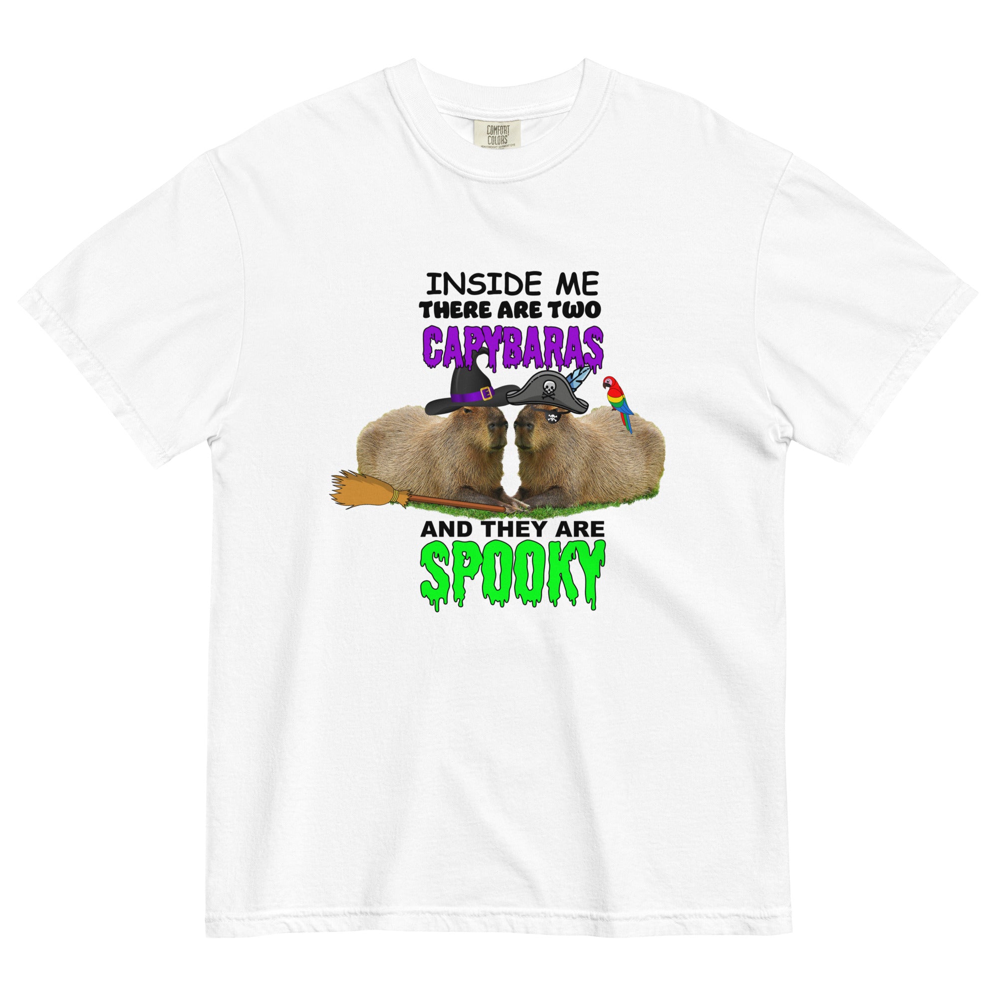 SPOOKY CAPYBARAS T-Shirt (White)